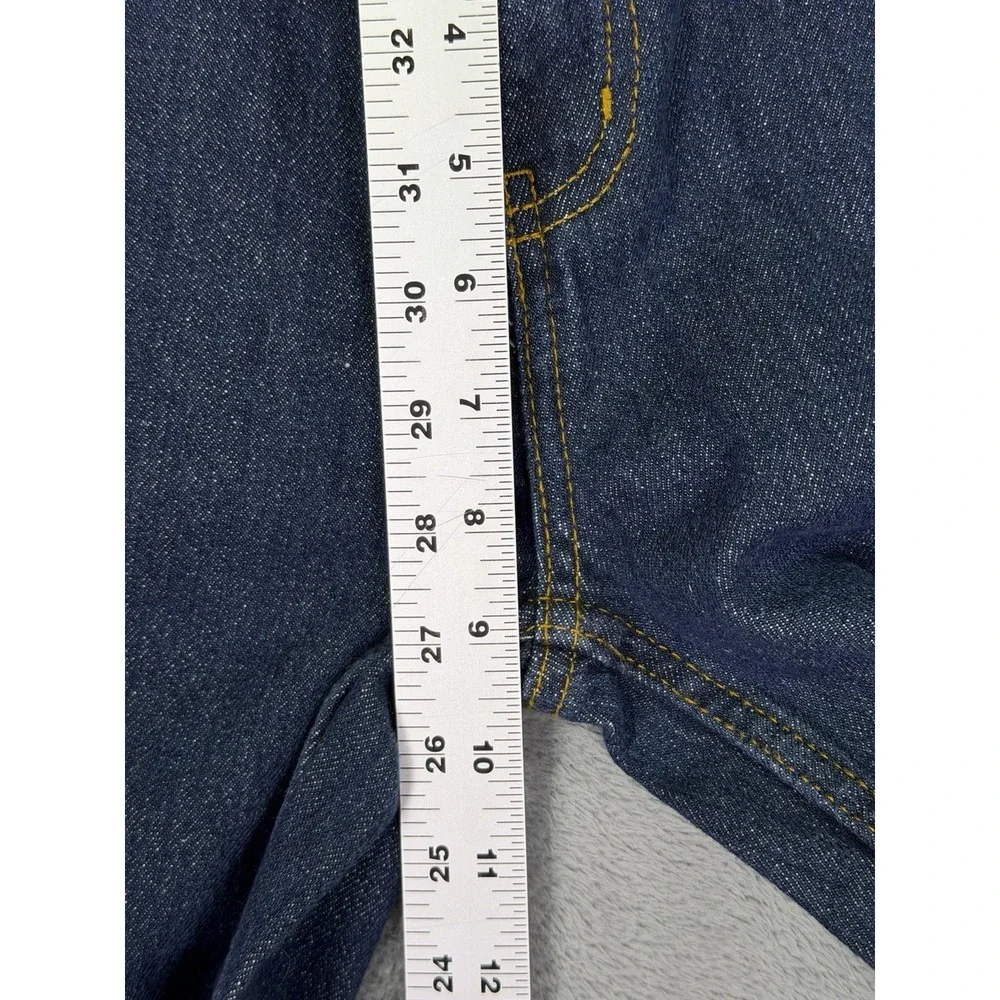 New Cat & Jack Jeans Boys 14 Blue Dark Wash Relaxed‎ Straight Adjustable Waist